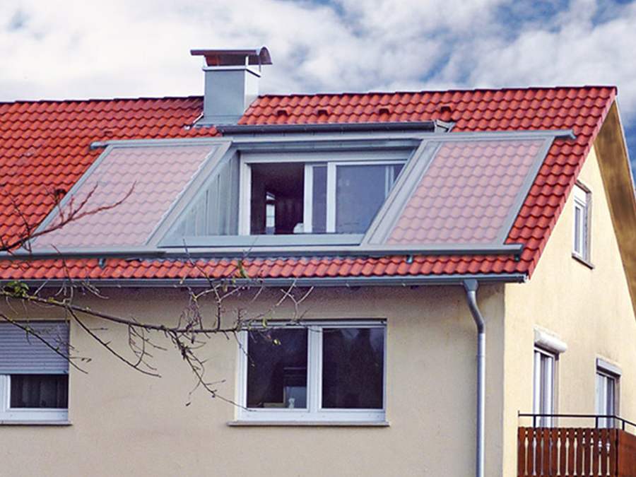 Dachschiebefenster LOGGIA (geöffnet)