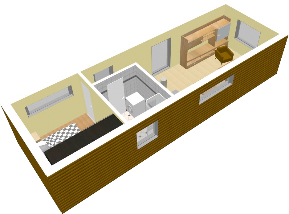 Gaube tinyhouse - SPS Gauben